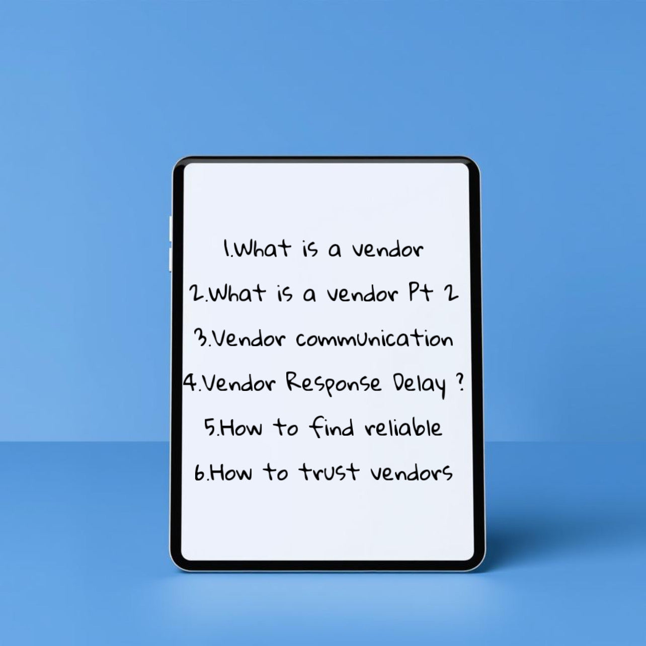 What is a vendor?
